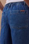 Sylvie Longline Pleat Denim Short, FRESH INDIGO - alternate image 3