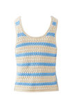 Talulah Knit Tank, POWDER BLUE STRIPE - alternate image 3