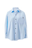 Peta Oversized Shirt, CHINA BLUE - alternate image 2