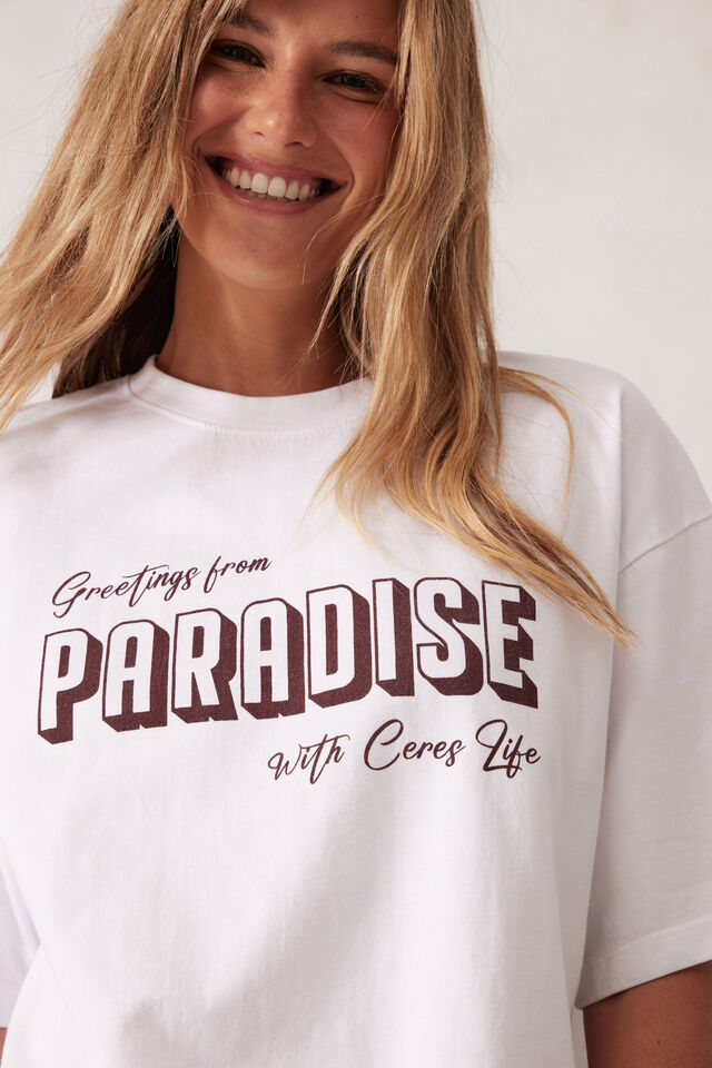 Tully Boyfriend Tee, CERES PARADISE PORT