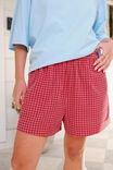 Mila Short, TEXTURED RED CHECK - example image 6