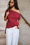 Gabi Ss Top, BURGUNDY - alternate image 1