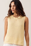 Maddy Mesh Knit Tank, NEW BUTTER - example image 6