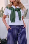 The Lounge Pant, PRUSSIAN BLUE STRIPE - example image 5
