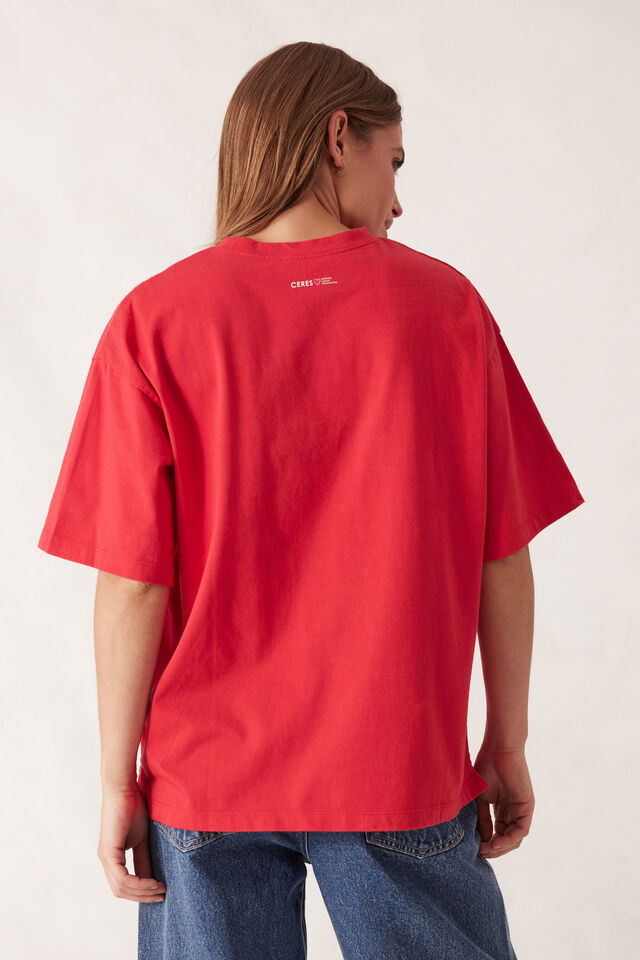 Ceres X Bhf Love Tee, AMORE HERITAGE RED