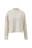 Finley Funnel Neck Knit, MILK - example image 2