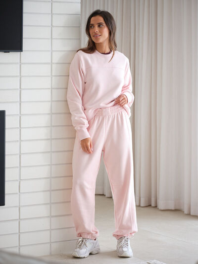 Seamed Trackpant, SHELL PINK