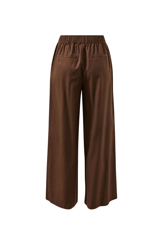 Izzie Pinstitch Pant, CHOCOLATE