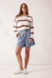 BLUE HERRINGBONE