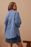 Embroidered Denim Shirt, VINTAGE BLUE FLOWER - alternate image 6