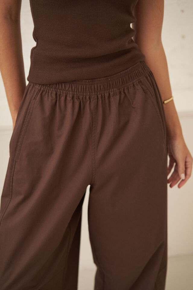 Bella Barrel Pant, BRUNETTE