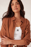 Relaxed Pocket Shirt, BURNT CARAMEL - alternate image 6