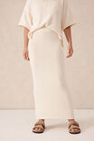 Knit Column Maxi Skirt, EGGSHELL - alternate image 4