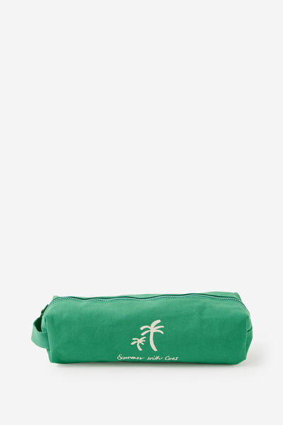 Summer Travel Bag, GREEN/ECRU PRINT