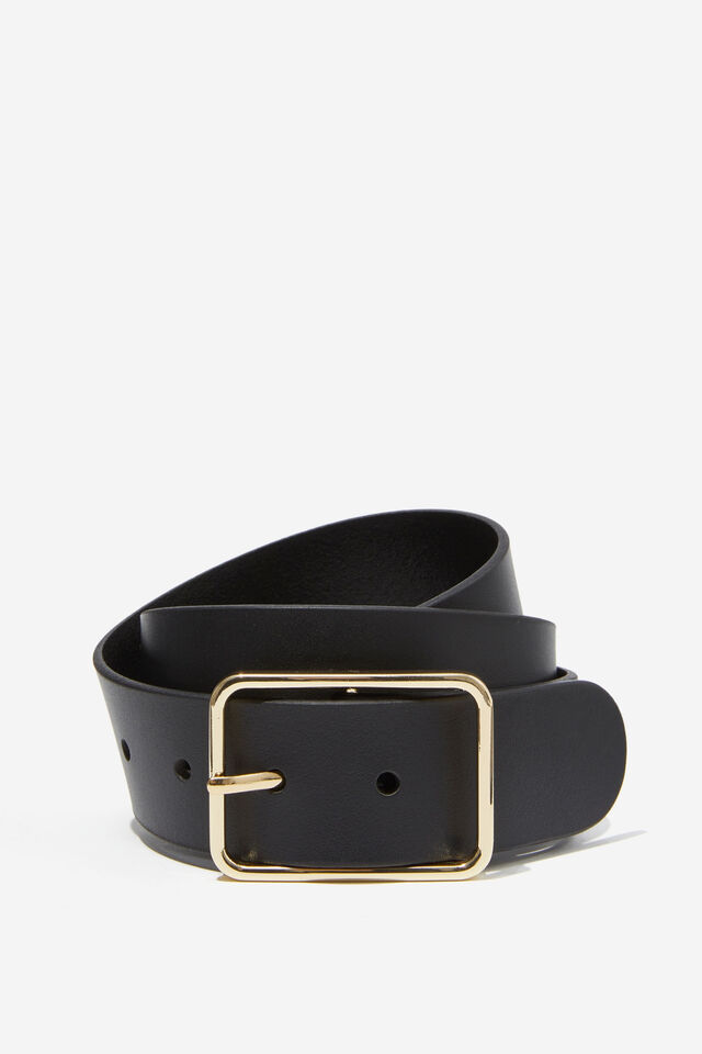 Loop Leather Co. Tess Belt, BLACK