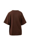 Phoebe Longline Premium Tee, CHOCOLATE - example image 3