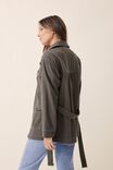 Utility Jacket With Organic Cotton, MILITARY GREEN - alternate image 5