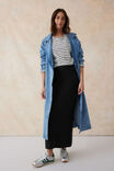 Soft Knit Maxi Skirt, BLACK - alternate image 6