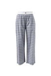 The Lounge Pant, BLUE CHOCOLATE CHECK - alternate image 2