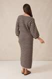 Summer Slouchy Knit Dress, STRING/PHANTOM STRIPE - alternate image 6