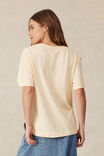 Slouchy Split Hem Tee, BUTTER/CL SPORTS PRINT - alternate image 4