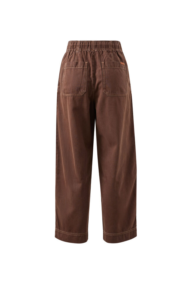 Jessie Barrel Pant, CHOCOLATE