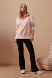 Isabella Half Zip Sweat, SHELL PINK - alternate image 4