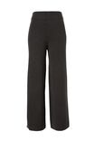 Soft Knit Wide Leg Pant In Recycled Blend, CHARCOAL MARLE - alternate image 2