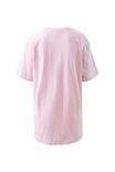 Lola Longline Step Hem Tee, SUNFADED PINK MONOGRAM EMBROIDERY - alternate image 3