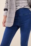 Ultra Stretch Pull On Jean With Organic Cotton, INDIGO BLUE - alternate image 5