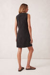 Seamed Mini Shift Dress, VINTAGE BLACK - alternate image 3