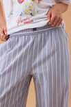 The Lounge Pant, COLLEGE BLUE LADDER STRIPE - alternate image 5