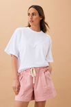 Darcy Relaxed Everyday Short, WASHED PINK - alternate image 5