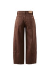 Demi Barrel Jean, CHOCOLATE - example image 3