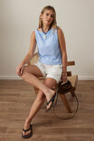 Tahlia Twist Strap Tank, CHINA BLUE - alternate image 6