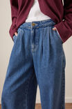 Pleat Jean, FRESH INDIGO - alternate image 4