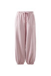Barrel Leg Trackpant, BLUSH EMBROIDERY LOGO - alternate image 2