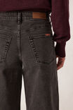 Evie Wide Leg Jean, WASHED BLACK - alternate image 5
