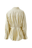 Ella Pleat Shirt, BUTTER NAVY STRIPE - example image 3