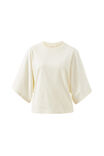 Lucy Relaxed Sleeve Tee, MILK - alternate image 2