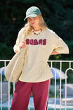 Liv Oversized Tee, SUNNY TINT/ CERES ABSTRACT - alternate image 4