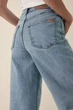 Wide Leg Jean In Organic Cotton, VINTAGE BLUE - alternate image 7