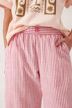 The Lounge Pant, HERITAGE RED BRIGHT WHITE STRIPE - alternate image 5