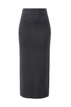 Soft Knit Maxi Skirt, CHARCOAL MARLE - alternate image 2
