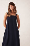 Doublecloth Poolside Dress, FRESH NAVY - alternate image 5