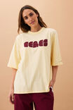 Liv Oversized Tee, SUNNY TINT/ CERES ABSTRACT - alternate image 7