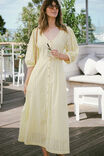 Sculptured Sleeve Midi Dress, SUNSHINE - alternate image 1