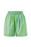 Mila Short, GRASS GREEN AND OXFORD BLUE STRIPE - alternate image 2