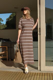 CHOCOLATE WHITE STRIPE
