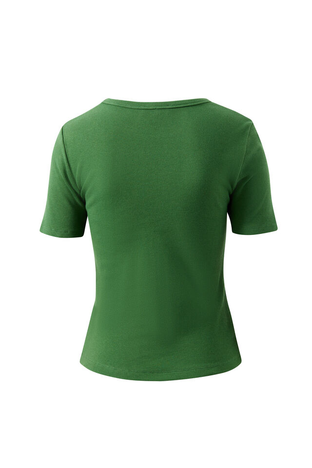 Luella Rib Tee, BASIL